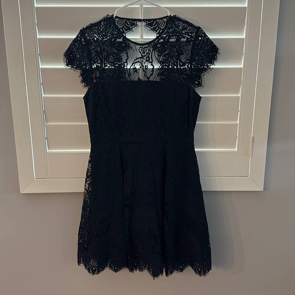Navy blue Lace dress